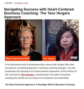 Navigating Success with Heart-Centered Business Coaching: The Tess Vergara Approach
